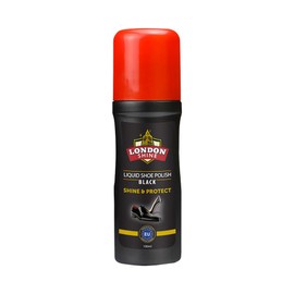 Black Color Shine Liquid Shoe Polish Instant Shoe Shine & Protect - 100ml / 3.38 fl. oz.