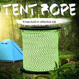 Paracord Glow In The Dark Ten 50 m Outdoor Camping Tent Awning Reflective Guy Line Paracord