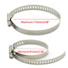 4 inch Hose Clip Clamps Adjustable Large Size Stainless Steel