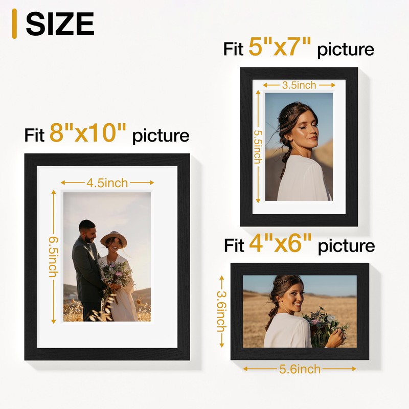 Vittanly Picture Frames Set of 20, Picture Frames Collage Wall