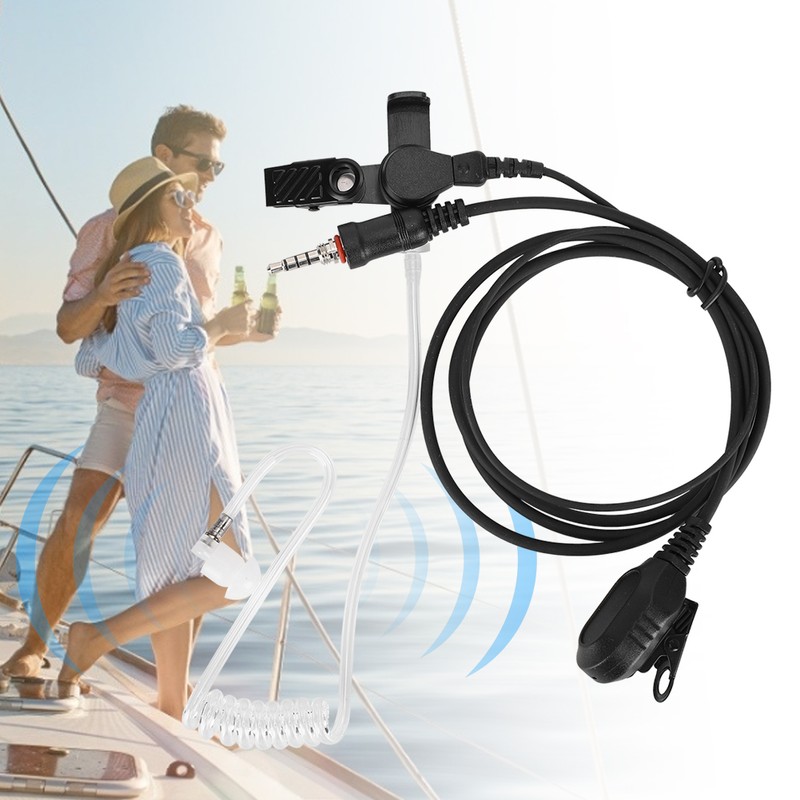 IP54 Waterproof Air Acoustic Sound Tube Headphones for ICOM ICM33