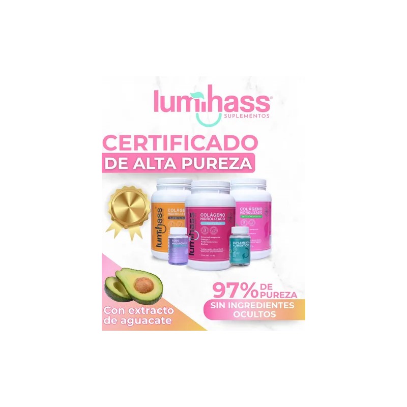 Colágeno Lumihass 3 Botes Sabor Arándano | Omega 3 +