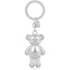 TOUS Llavero Oso Plateado, Para Mujer, Colección Teddy Bear.