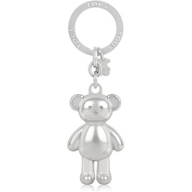 TOUS Llavero Oso Plateado, Para Mujer, Colección Teddy Bear.