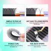 NAGARAKU Eyelash Extension, 4D Volume, Ultra Fine, Lightweight, Natural, Soft,