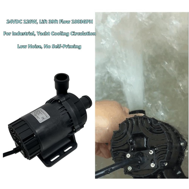 SHYSKY Powerful 24V 120W Micro Brushless DC Water Submersible Pump