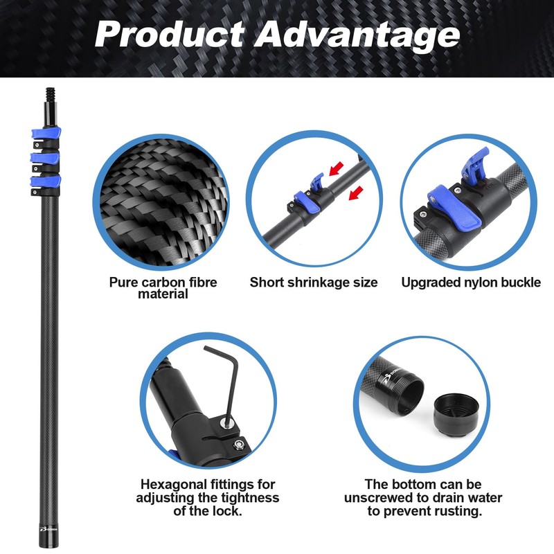 18 Foot High Ceiling Duster Kits with 3.5-12 FT Carbon