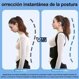 Corrector de Postura (Negro, Large)