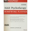 Adult Psychotherapy Homework Planner
