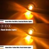 3/4" Round Strobe+Marker Lights Dual Function Mini Surface Mount LED