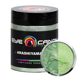 Eye Candy Premium Mica Powder Pigment “Arashiyama Green” (25g) Multipurpose DIY Arts and Crafts Additive | Woodworking, Resin, Paint, Epoxy, Soap, Nail Polish, Lip Balm (Arashiyama Green, 25G)