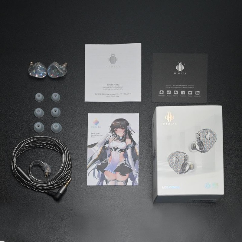 HIDIZS MS1-Galaxy in-Ear Monitors High-Performance Dual Magnetic Circuit Dynamic Driver