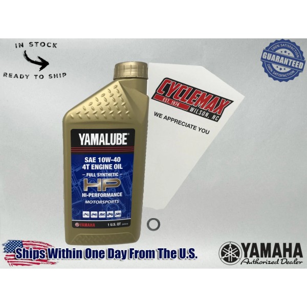 Yamaha Cyclemax Full-Synthetic Yamalube Oil Change Kit fits 1985-2001 Yamaha