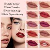Lana Lip Gloss Set, 10 Colours Lipstick Set, Matte Lip