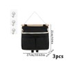 Kellegour 3 Pieces Wall Hanging Storage Bag with Pockets,Wall Hanging