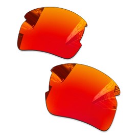 Combine8 Ploarized Replacement Lenses for Oakley Flak 2.0 XL OO9188 Sunglasses - Fire Red