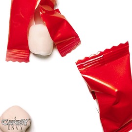 Candy Envy - Red Wrapped Buttermints - 13 oz. Bag - 100 Indiv. Wrapped Mints