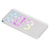 White Digital Alarm Clock with LED Mirror Screen Fashion Electronic