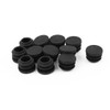 sourcingmap 19mm Dia Plastic Round Cap Tube Pipe Inserts End