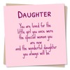 Birthday Card for Daughter - Heartfelt Message - From Mum,