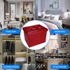 Bsketa Storage Ottoman, Folding Foot Stool with Thicker Foam Padded