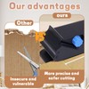 BbiuRer Cardboard Cutter, 3D Printed DIY Cardboard Cutter for Cat