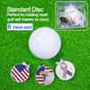 8 Pack Golf Ball Markers with Magnetic Hat Clips Value