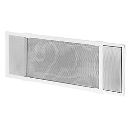 Prime-Line MP16615 Window Screen, 20-1/8 in. to 37-3/16 in. (Adjustable Width) x 10-3/16 in. Height, Aluminum Frame, White, Pack of 1