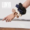 Lunya Washable Silk Scrunchies - Mulberry Silk Hair Ties -
