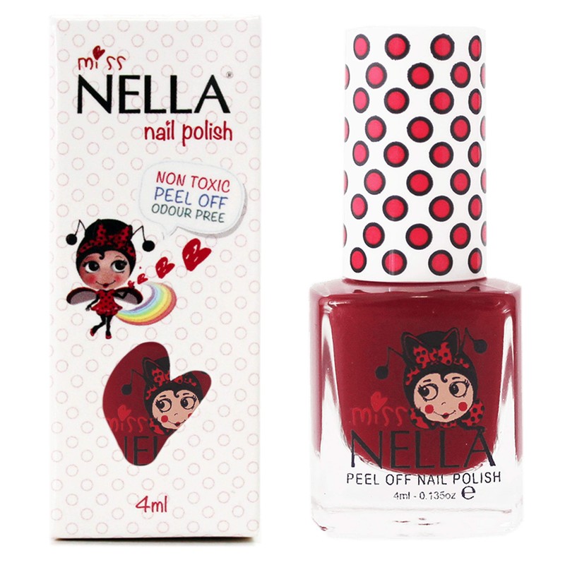 Miss Nella Fav Teacher Special Bordeaux Nail Polish for Children,