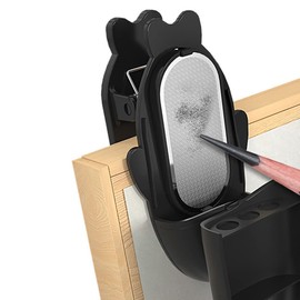 Wailicop Pencil Sharpener Pointer Sketch Sandpaper Multifunction Pencil Lead Grinder With Painting Clip Holder For Student Artist Charcoal Drawing Tools