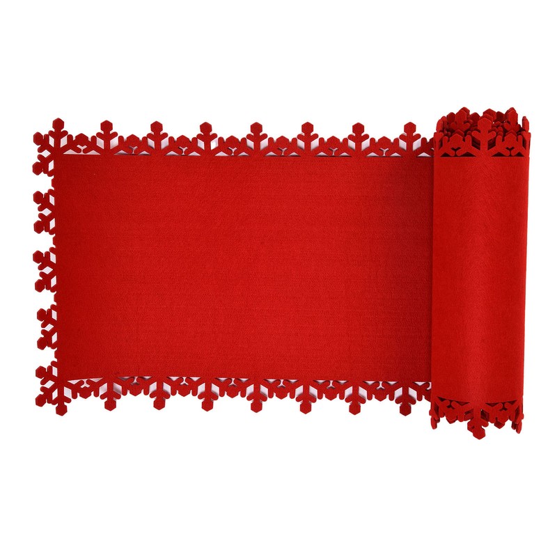 Christmas Table Runner Placemat Heat Protection Water Absorption Felt Table