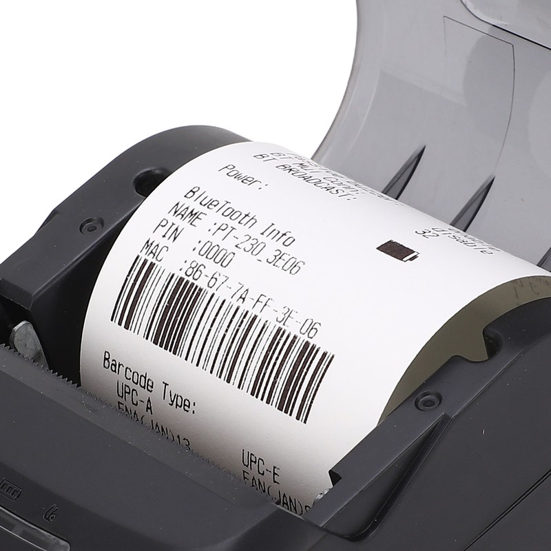 Bluetooth Thermal Printer with Label Paper Portable POS Barcode Printer