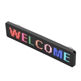 Color LED Sign APP Control USB Powered Display Screen Bright Patterns DIY Text Car Rear Window Wall Decoration
