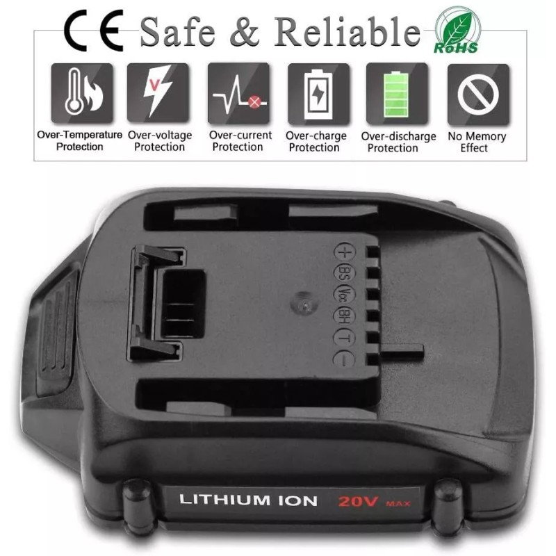 For Worx 2pack For WORX 20V MAX Extend Lithium Battery