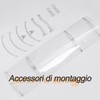 Climate Wind Deflector, Climate Deflector 27 * 90 cm, Non-Condensing,