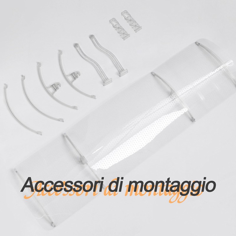 Climate Wind Deflector, Climate Deflector 27 * 90 cm, Non-Condensing,