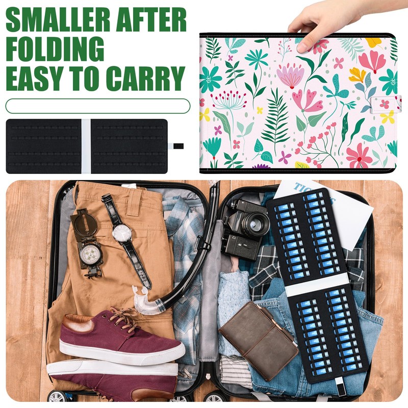 Silkfly 4 Pack Homeopathy Organizer Box Foldable Homeopathy Storage Case