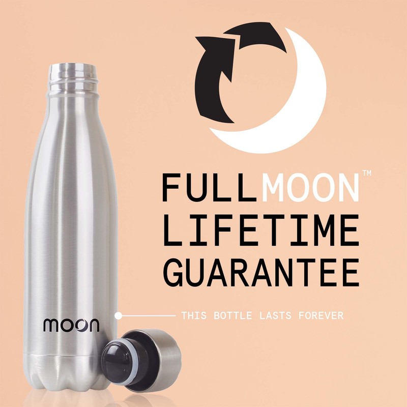 Moon Bottles - Carbon Neutral Stainless Steel Metal Water Bottle