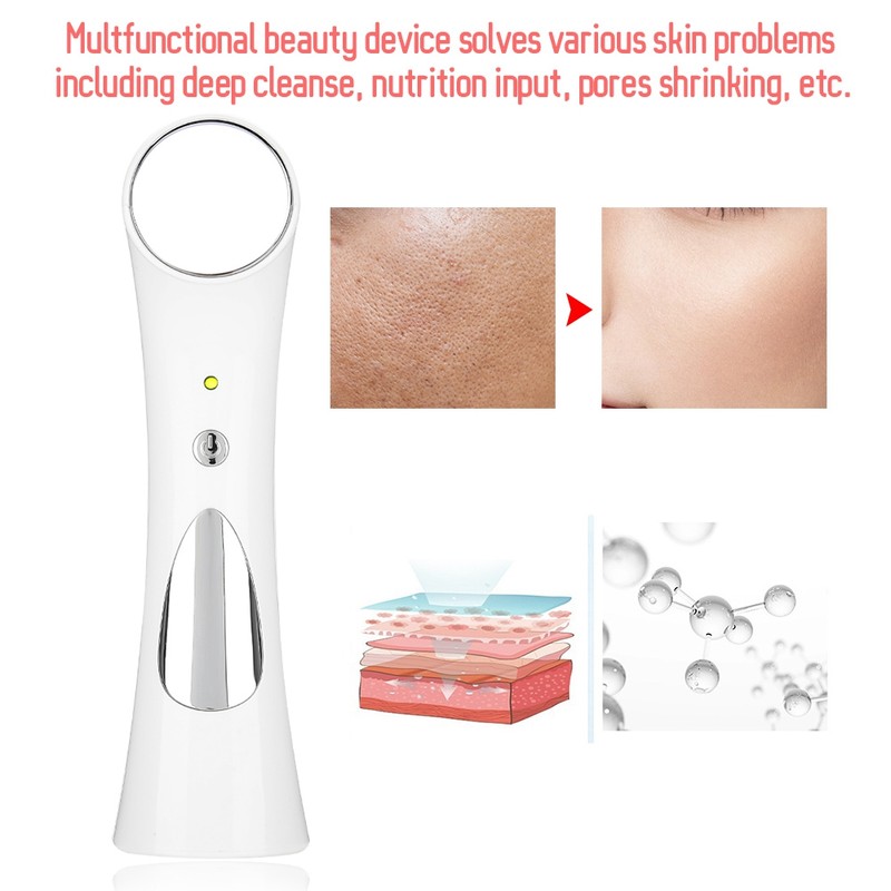 USB Micro current Ultrasonic Ion Importing Facial Pores Cleansing Instrument