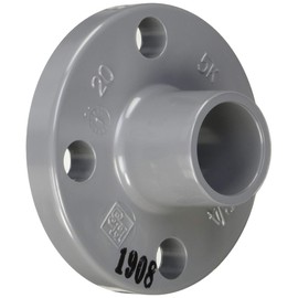 HS Valve, TS Flange, U-PVC HS Flange, 5K TS Type, Connection Diameter: 20A, Model 5KTSF20