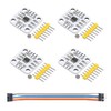 AEDIKO 4pcs AS5600 Magnetic Encoder Magnetic Induction Angle Measurement Sensor