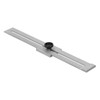 Hole Scribing Ruler 0300mm Woodworking Scribe CrossedOut Tool Carpentry Marker