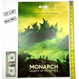 MONARCH Legacy of Monsters 12 x 18 Poster 2023 NYCC Apple TV+ Godzilla