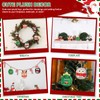 3.15’’ Mini Plush Christmas Tree Ornament, 6 Pack Cute Plushies