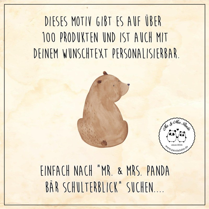 Mr. & Mrs. Panda Lunch box bear shoulder look, gift,