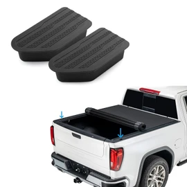 Shademax Stake Pocket Covers Custom Fit for 2019-2024 2025 2026 GMC Sierra and Chevy Silverado Accessories Truck Bed Rail Hole Plugs Stake Pocket Caps Cover (Set of 2)