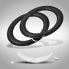 Zerone 2pcs 8inch Perforated Rubber Speaker Foam Edge Surround Rings