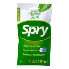 Spry Chicles Spry On The Go Fresh Natural Con Xilitol, 55 U.