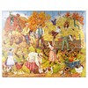 MyPuzzle Autumn Harvest Farm Scene - Premium 100 Piece Jigsaw